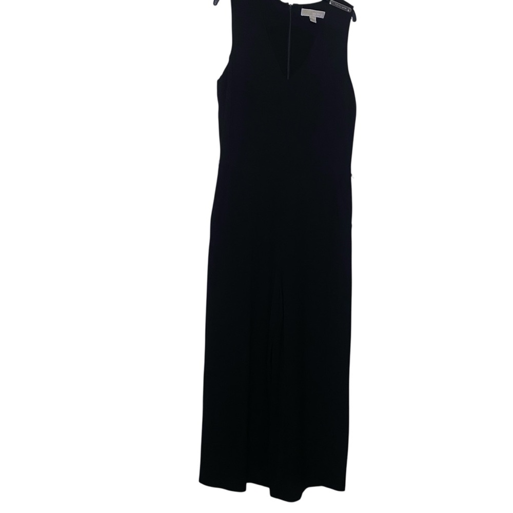 Michael Kors Black Jumpsuit with Gold Tone  Accents Sz 4